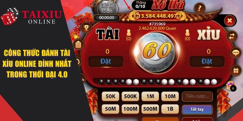 Công Thức Đánh Tài Xỉu Online Chuẩn Nhất Trong Thời Đại 4.0