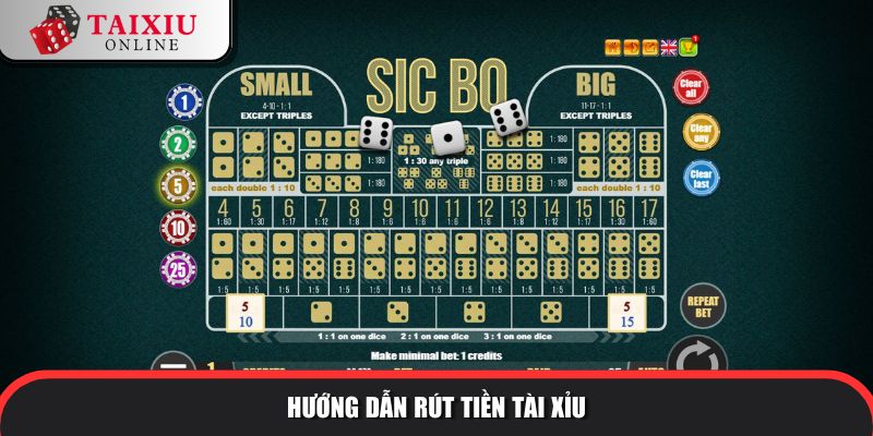 rut tien tai xiu 2 172 Hướng dẫn rút tiền tài xỉu chi tiết từ A đến Z
