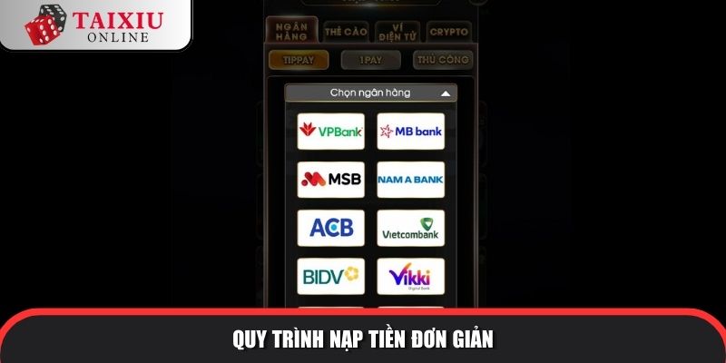 tipclub 7 927 Nạp tiền TIPCLUB siêu tốc và nhanh chóng sau 3 phút